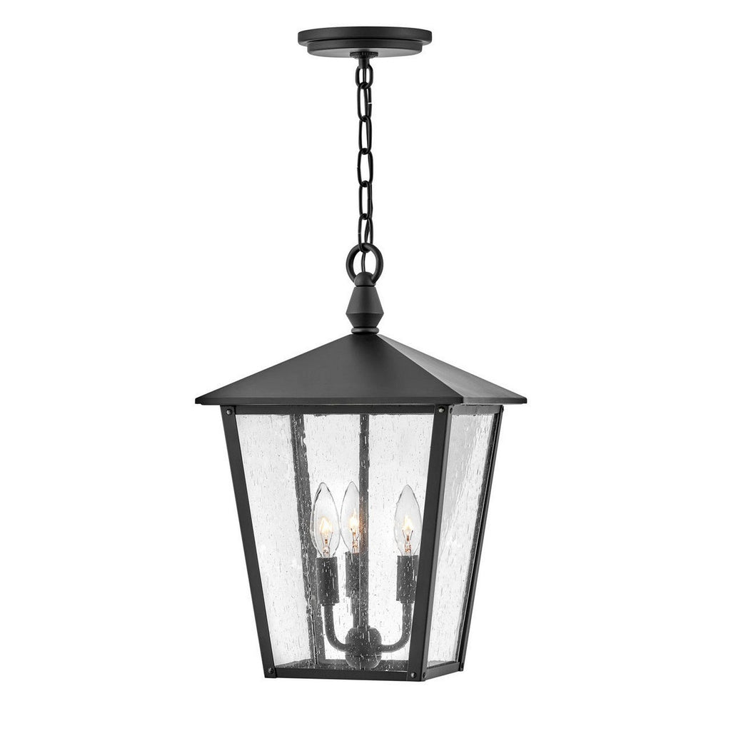 14062BK Huntersfield 3 Light Outdoor Pendant|Main Image