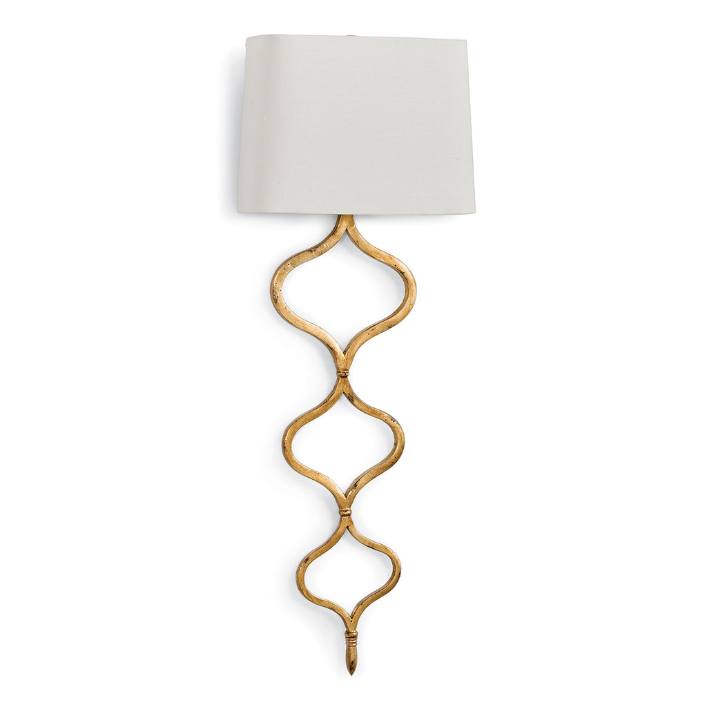 15-1018GL Sinuous 1 Light Sconce | Main Image