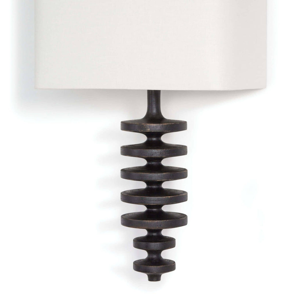 15-1051EB Fishbone 1 Light Sconce | Alternate Image