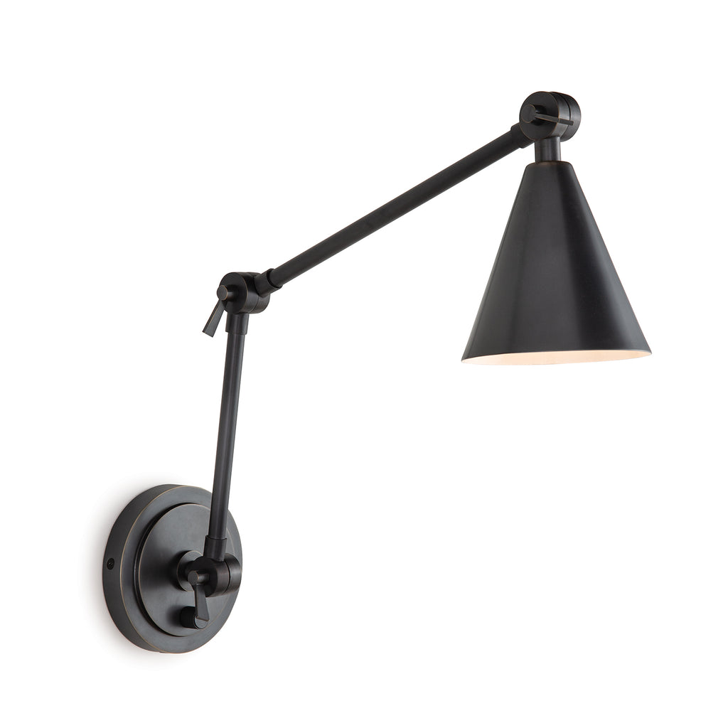 15-1115ORB Sal 1 Light Swing Arm | Main Image