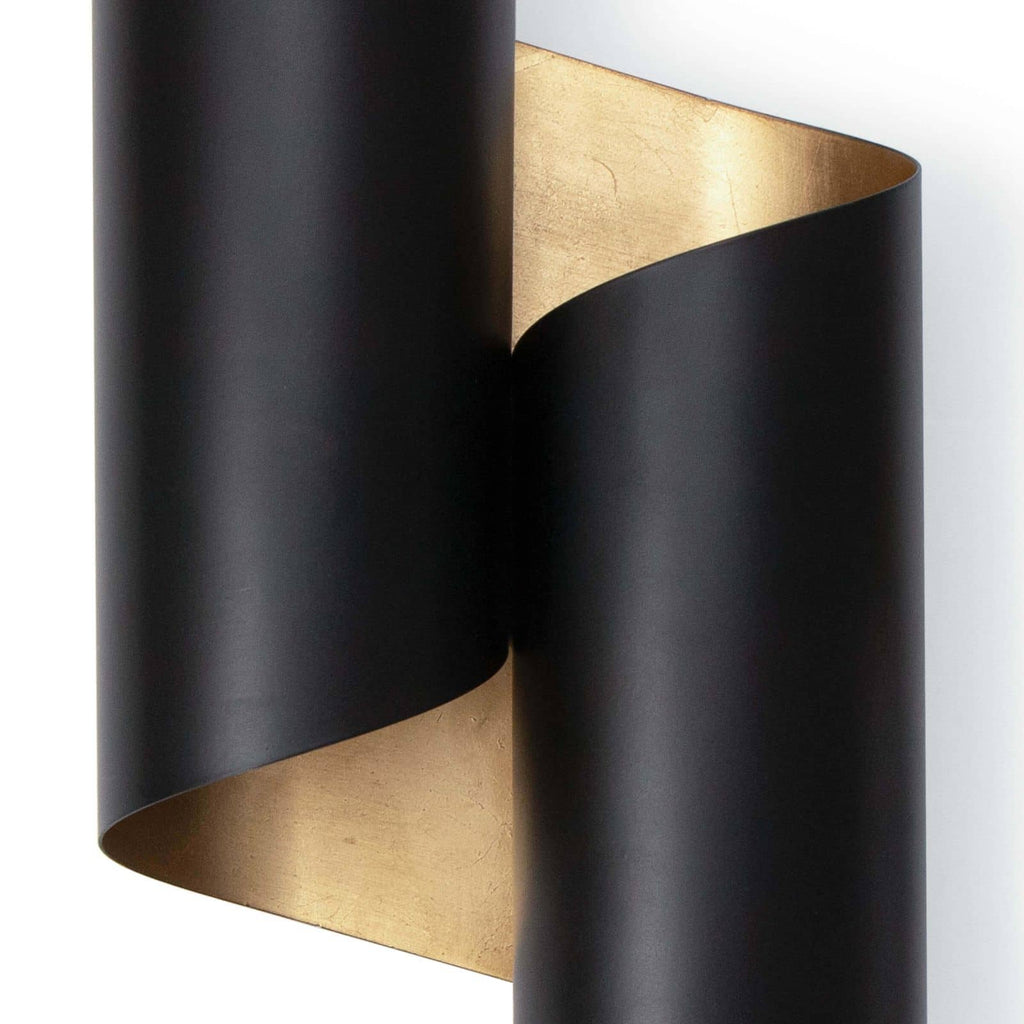 15-1157BLK Folio 2 Light Sconce | Alternate Image