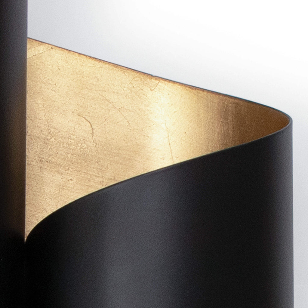 15-1157BLK Folio 2 Light Sconce | Alternate Image