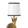 15-1218GLD-NAV River Reed 1 Light Sconce | Alternate Image