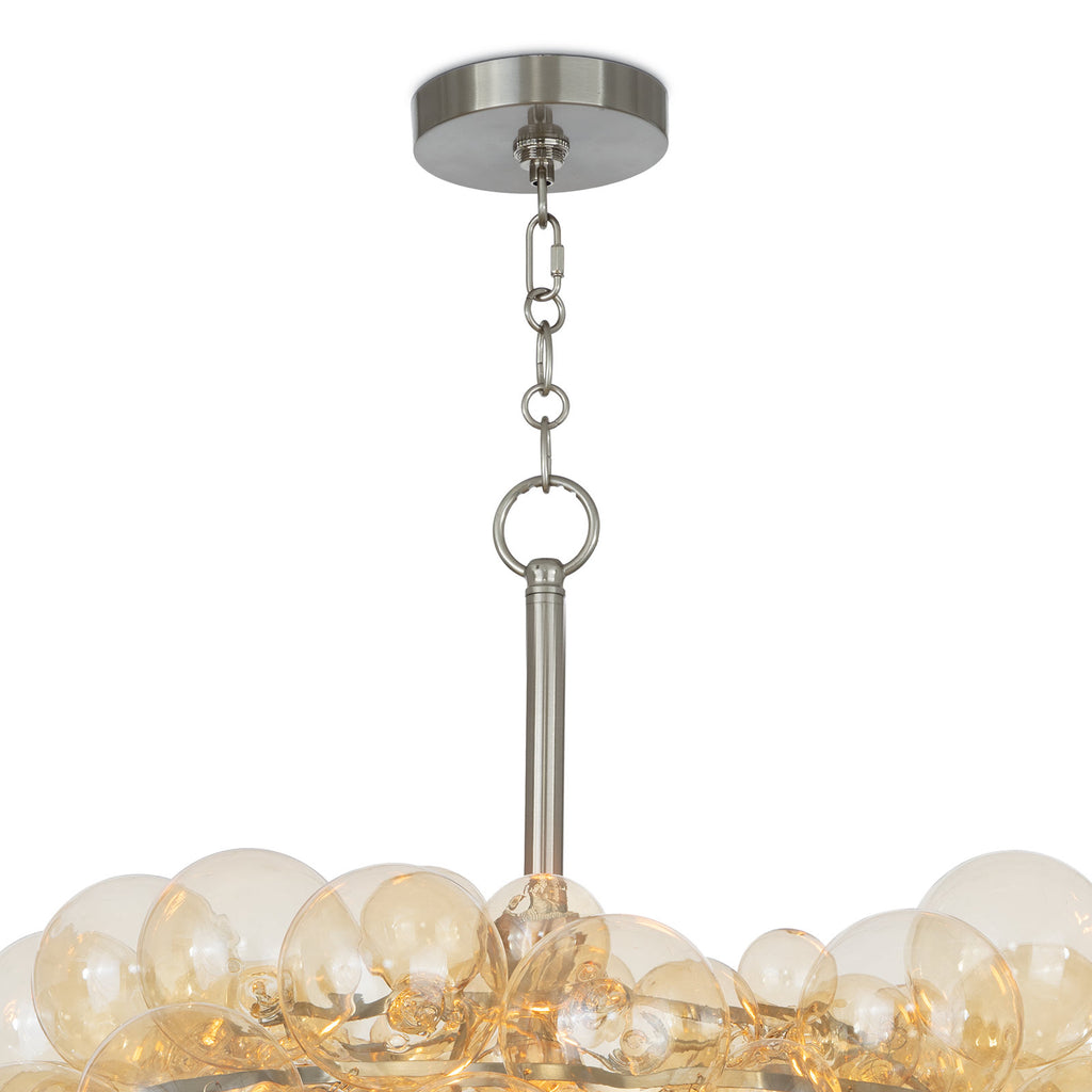 16-1044BNI-AMB Bubbles 1 Light Chandelier | Alternate Image