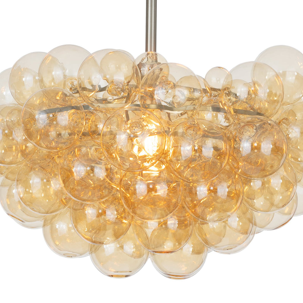 16-1044BNI-AMB Bubbles 1 Light Chandelier | Alternate Image