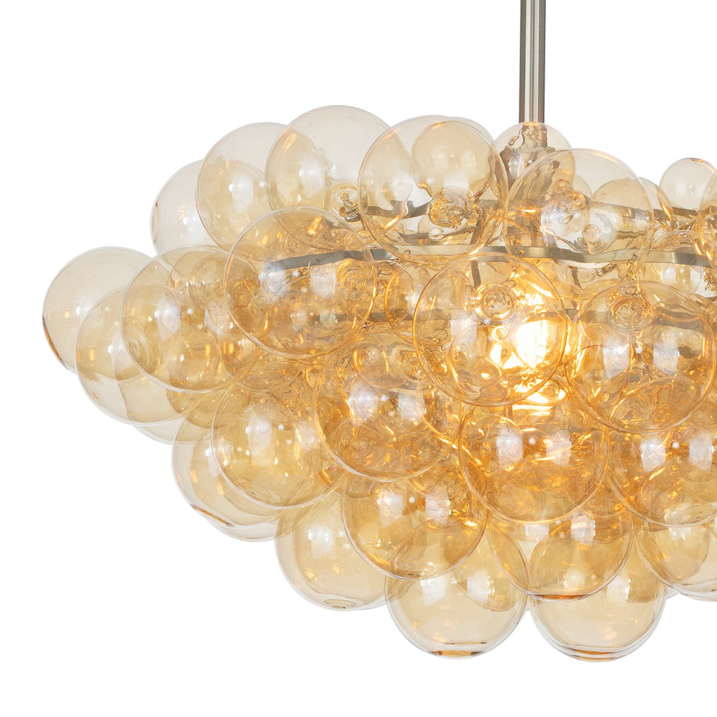 16-1044BNI-AMB Bubbles 1 Light Chandelier | Alternate Image