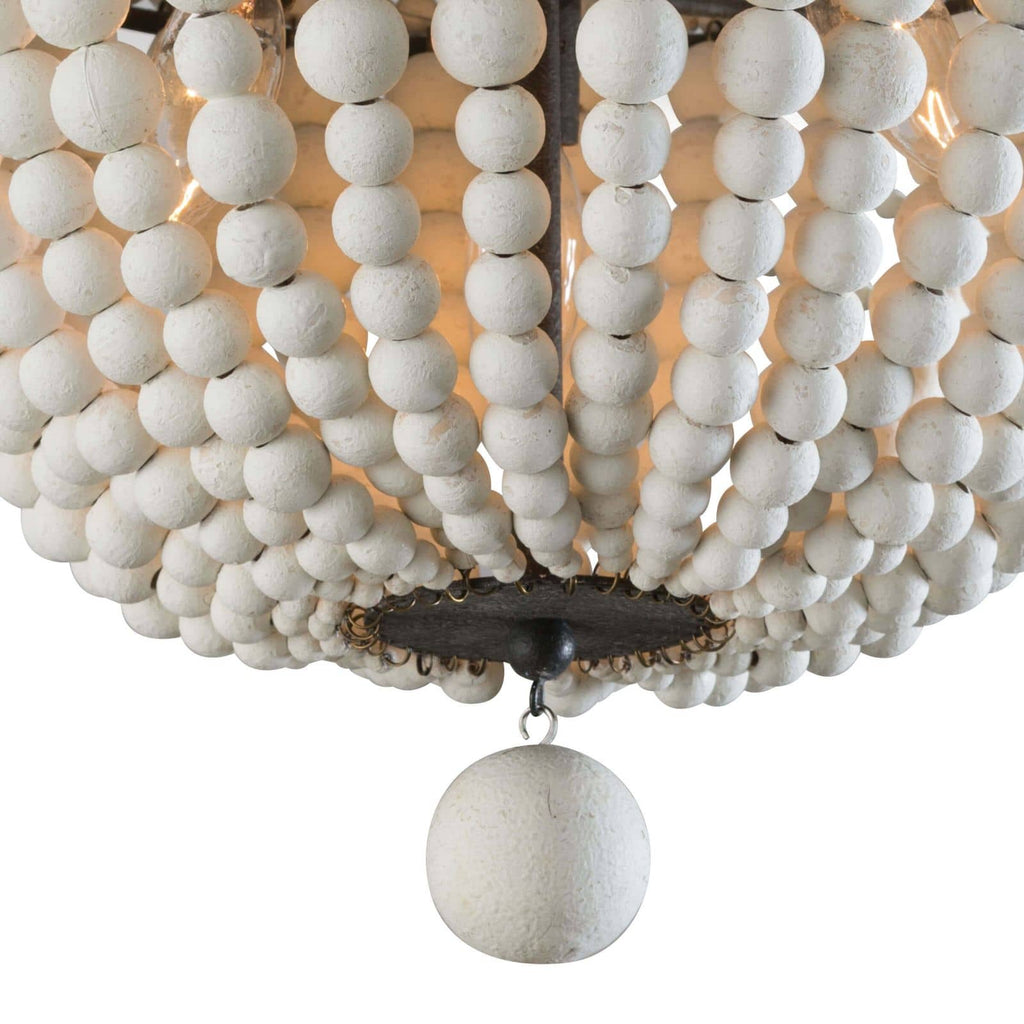16-1163WT Malibu 3 Light Flush | Alternate Image