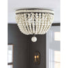 16-1163WT Malibu 3 Light Flush | Lifestyle Image