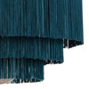 16-1257BLU Cabaret Fringe 4 Light Chandelier | Alternate Image