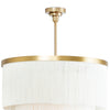 16-1257IV Cabaret Fringe 4 Light Chandelier | Alternate Image