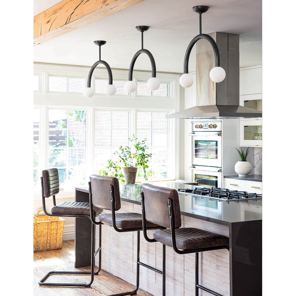 16-1318ORB Happy 2 Light Chandelier | Lifestyle Image
