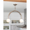 16-1318PN Happy 2 Light Chandelier | Lifestyle Image