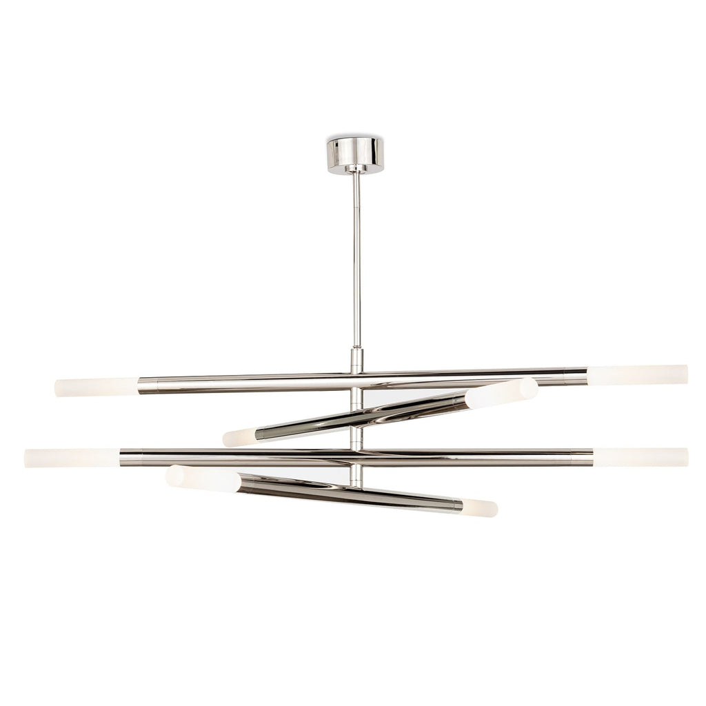 16-1363PN Wick 8 Light Chandelier | Main Image