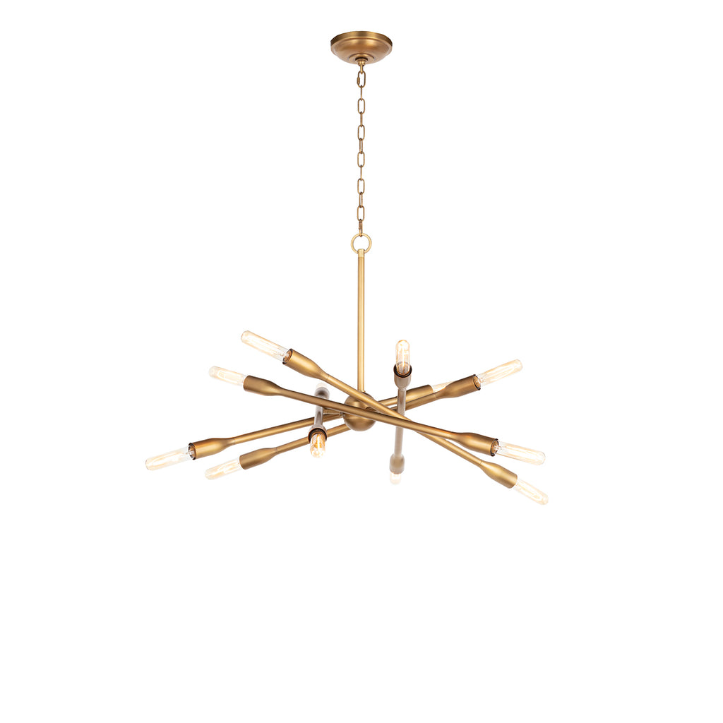 16-1428NB Cobra 12 Light Chandelier | Alternate Image