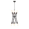16-1428ORB Cobra 12 Light Chandelier | Alternate Image