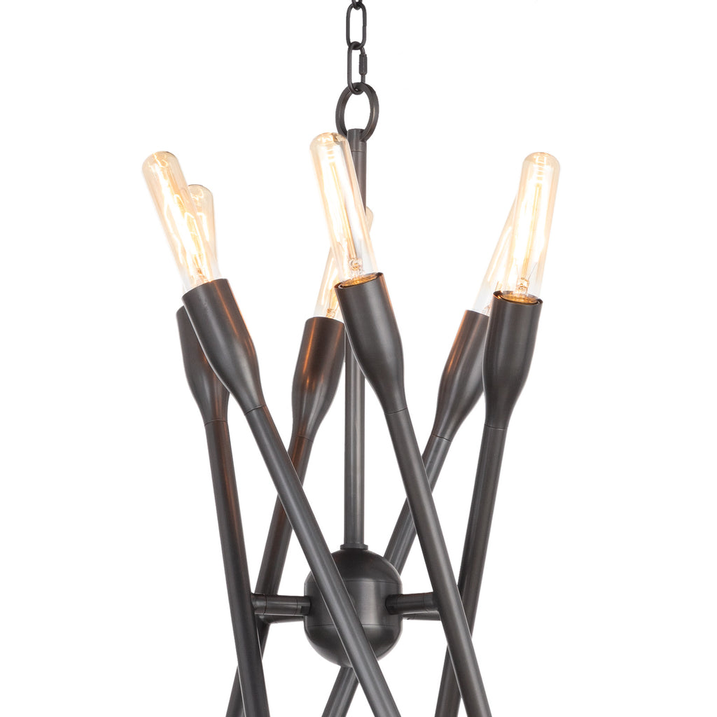16-1428ORB Cobra 12 Light Chandelier | Alternate Image