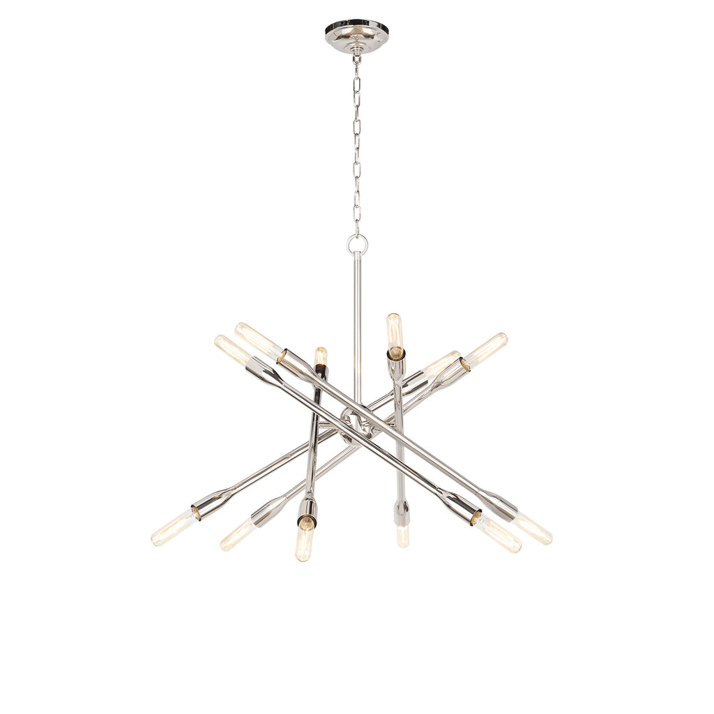 16-1428PN Cobra 12 Light Chandelier | Main Image