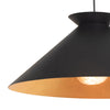 16-1429BLK Viggo 1 Light Chandelier | Alternate Image
