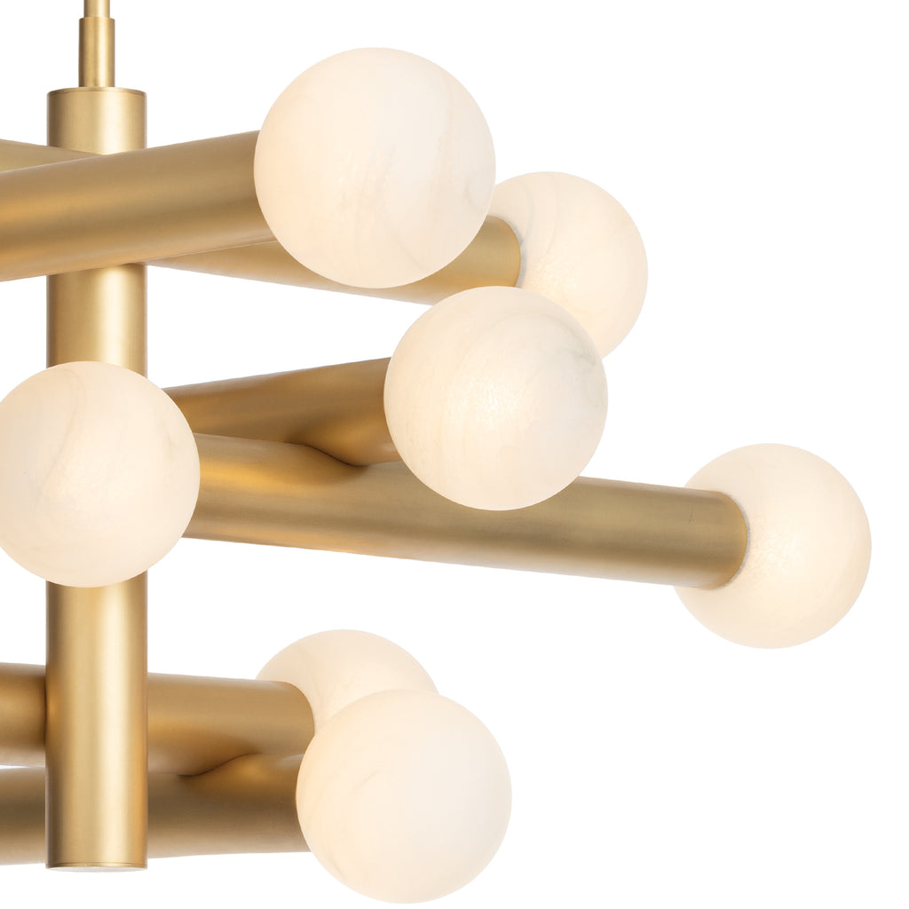 16-1444NB Dion 12 Light Chandelier | Alternate Image