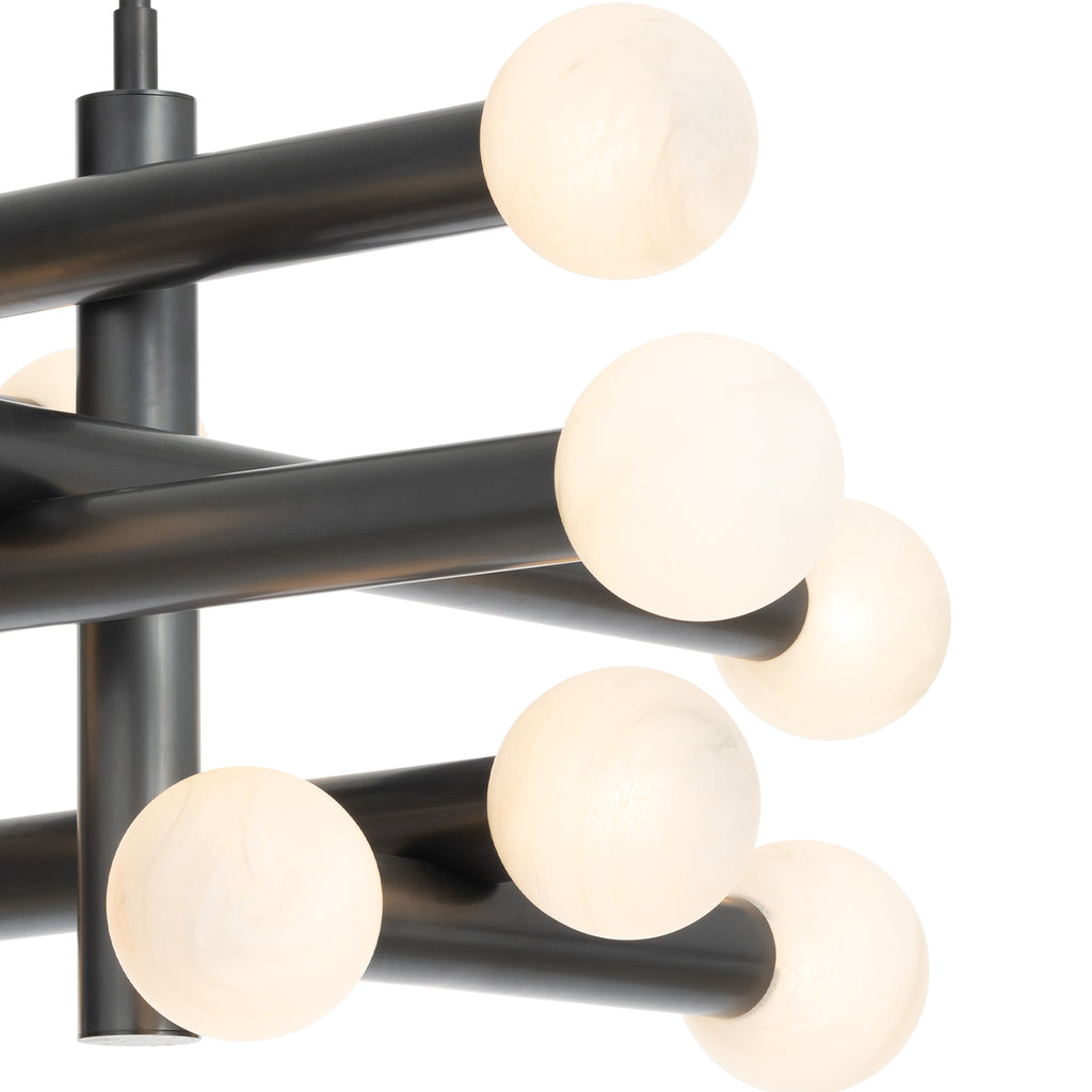 16-1444ORB Dion 12 Light Chandelier | Alternate Image
