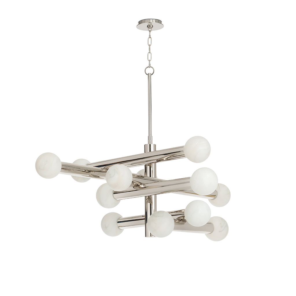 16-1444PN Dion 12 Light Chandelier | Alternate Image