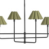 16-1454BB-GRN Polly 6 Light Chandelier | Alternate Image