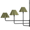16-1454BB-GRN Polly 6 Light Chandelier | Alternate Image