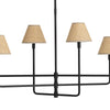16-1454BB-RAT Polly 6 Light Chandelier | Alternate Image