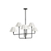 16-1454BB-WT Polly 6 Light Chandelier | Alternate Image