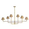 16-1454NB-RAT Polly 6 Light Chandelier | Main Image