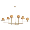 16-1454NB-RAT Polly 6 Light Chandelier | Alternate Image