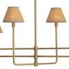 16-1454NB-RAT Polly 6 Light Chandelier | Alternate Image