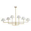 16-1454NB-WT Polly 6 Light Chandelier | Main Image