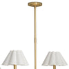 16-1454NB-WT Polly 6 Light Chandelier | Alternate Image