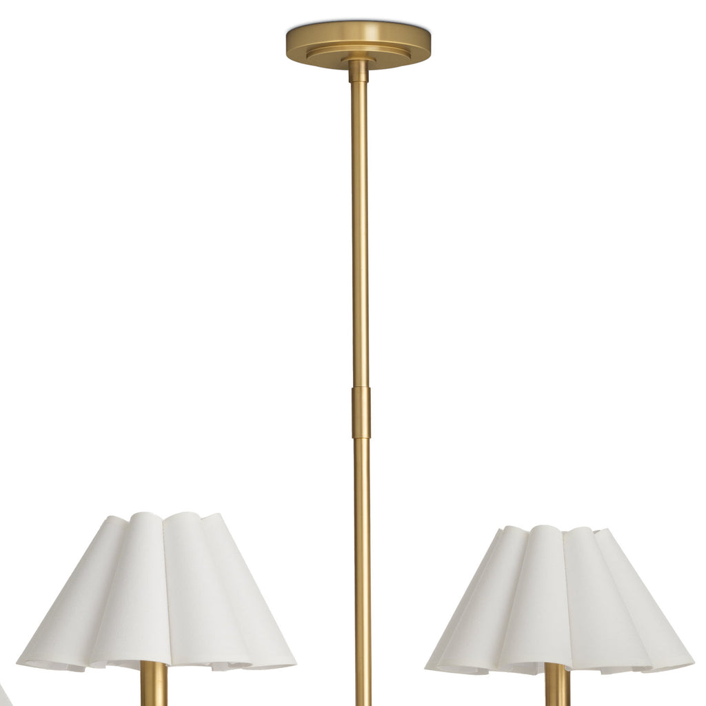 16-1454NB-WT Polly 6 Light Chandelier | Alternate Image