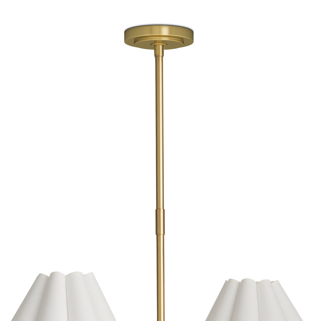 16-1454NB-WT Polly 6 Light Chandelier | Alternate Image
