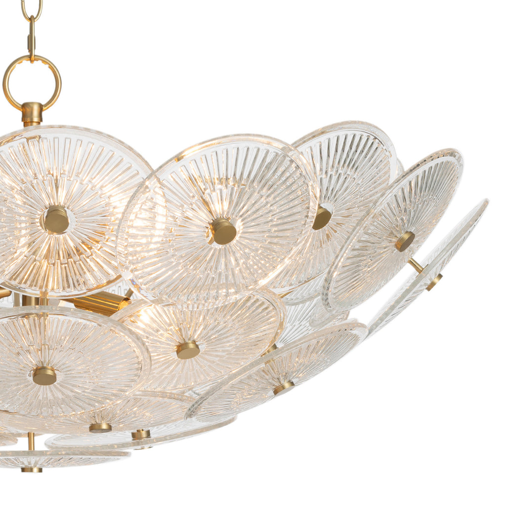 16-1455CLR Holly 9 Light Chandelier | Alternate Image