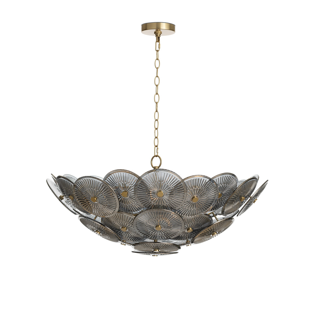 16-1455SMK Holly 9 Light Chandelier | Alternate Image