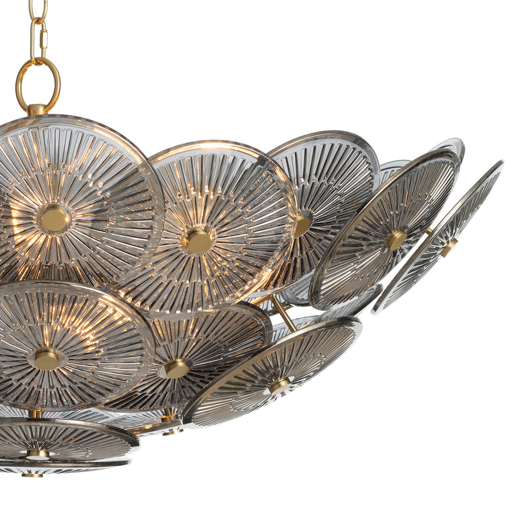 16-1455SMK Holly 9 Light Chandelier | Alternate Image
