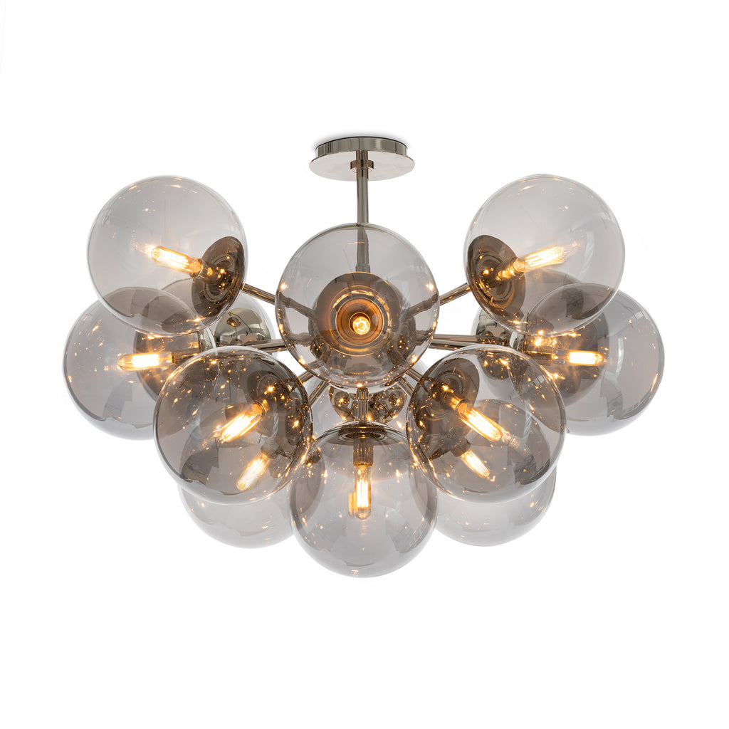 16-1475PN-SMK Shine 13 Light Flush | Main Image