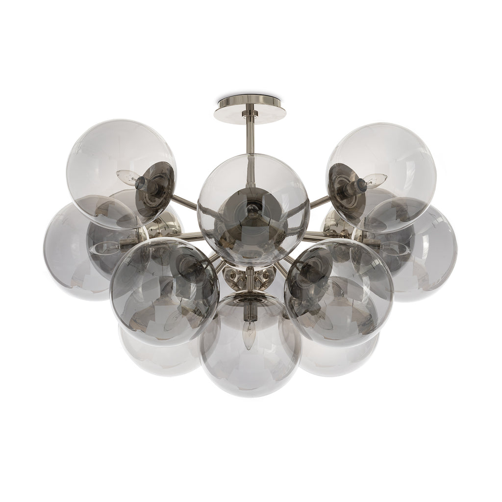 16-1475PN-SMK Shine 13 Light Flush | Alternate Image