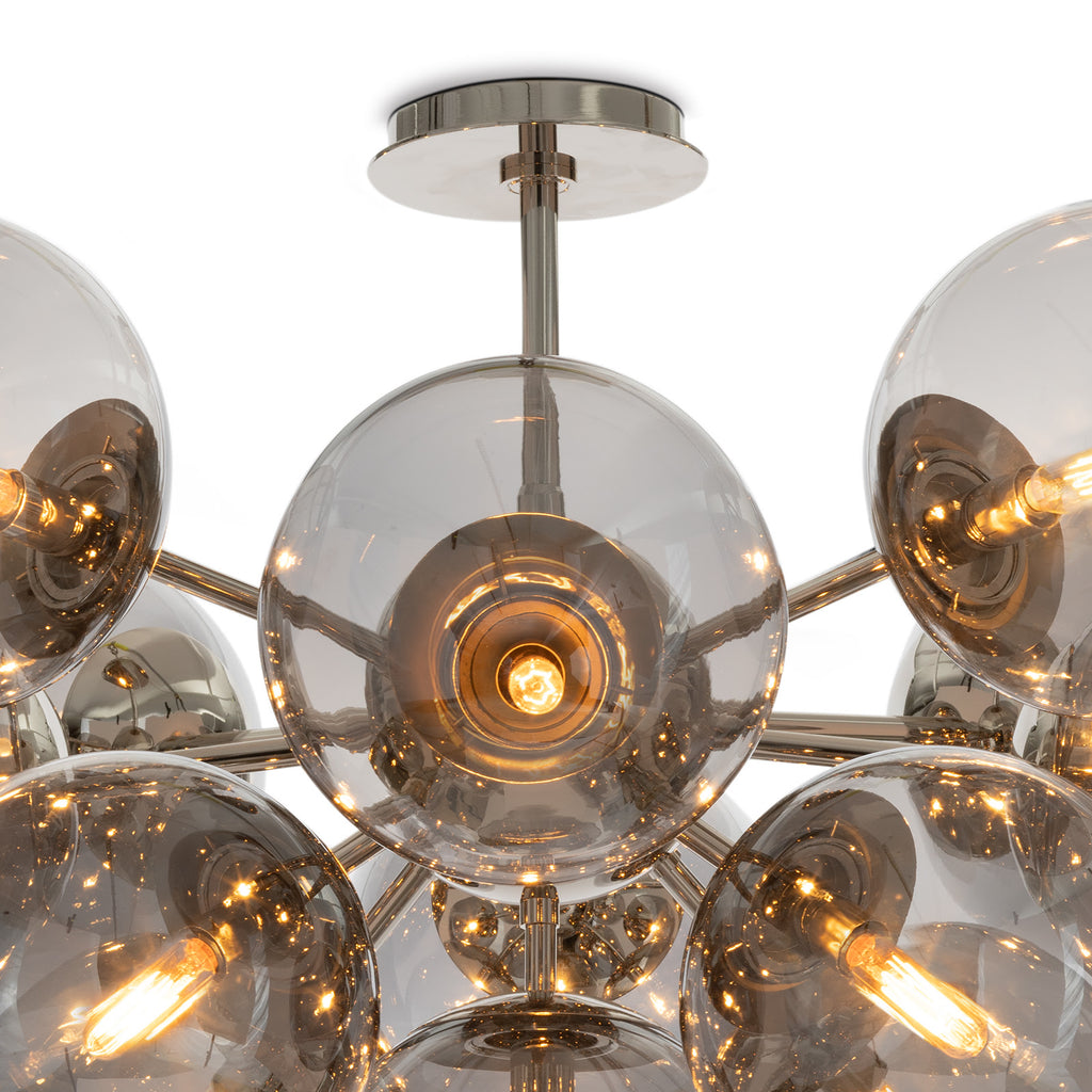16-1475PN-SMK Shine 13 Light Flush | Alternate Image