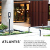 1641BZ-LL Atlantis 2 Light Modern / Contemporary Outdoor Post/Pier Mount | Alternate Image