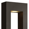 1644BZ-LL Atlantis 2 Light Modern / Contemporary Outdoor Wall Mount | Alternate Image