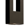 1649BZ-LL Atlantis 2 Light Modern / Contemporary Outdoor Wall Mount | Alternate Image