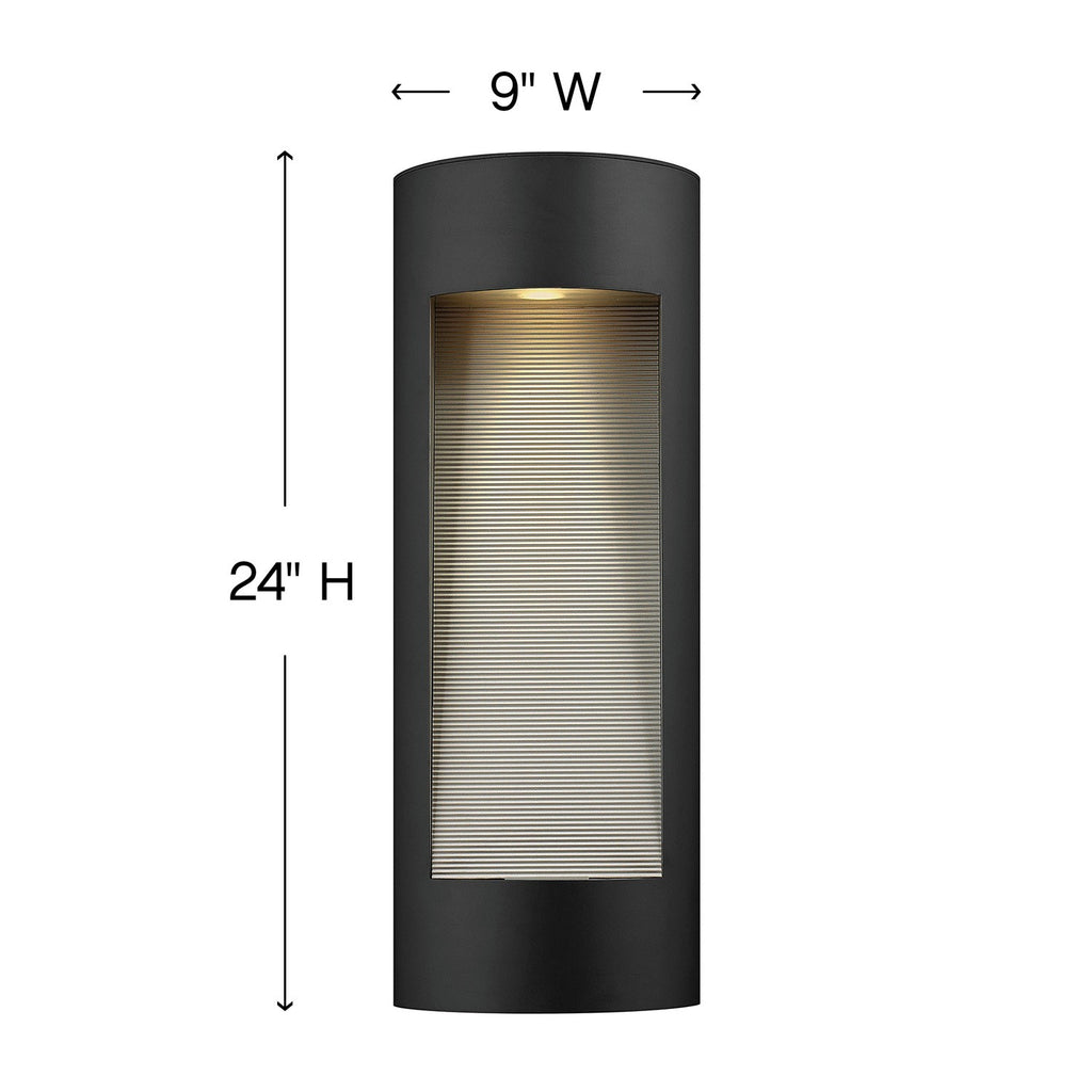 1664BZ Luna 2 Light Modern / Contemporary Outdoor Wall Mount | Alternate Image