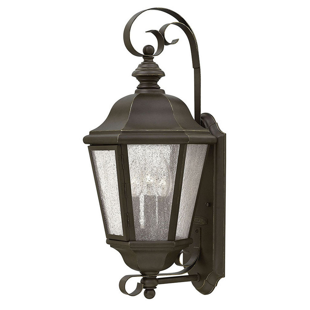 1670BK Edgewater 3 Light Traditional Outdoor Wall Mount Main Image