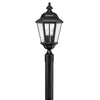 1671BK-LL Edgewater 3 Light Outdoor Post/Pier Mount|Main Image