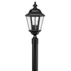 1671BK-LV Edgewater 3 Light Outdoor Post/Pier Mount|Main Image