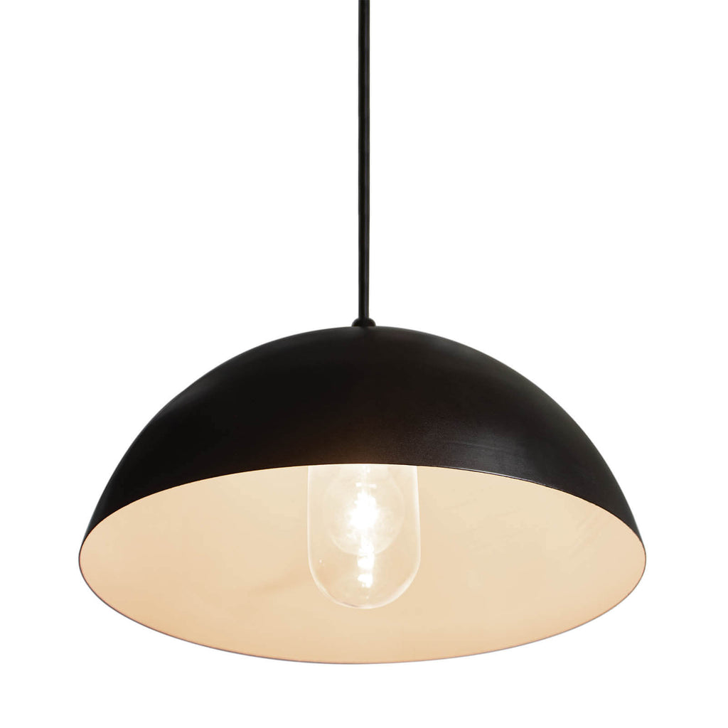 17-1004BLK Peridot 1 Light Outdoor Chandelier | Alternate Image